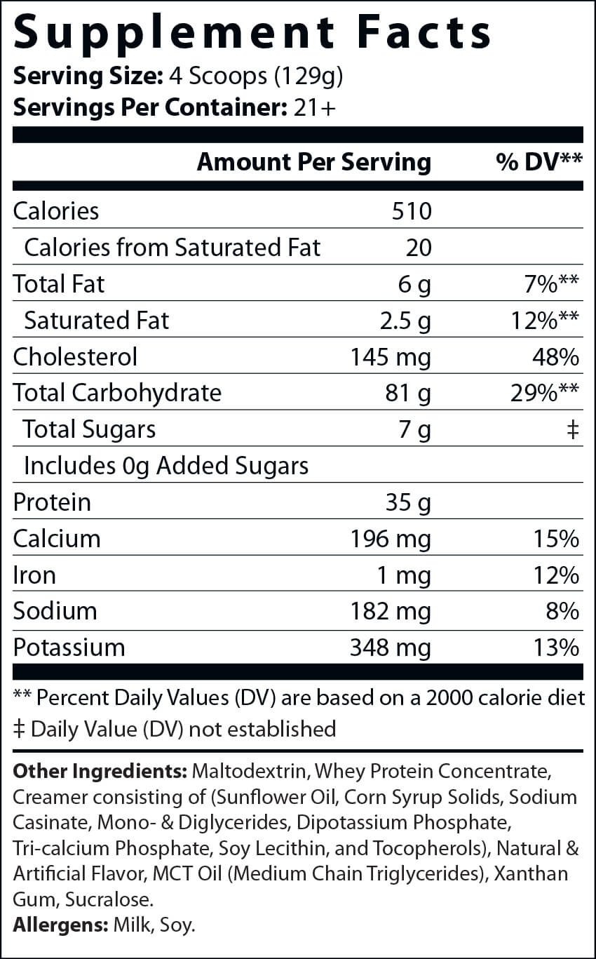 6lb Bulk Up! Vanilla Mass Gainer