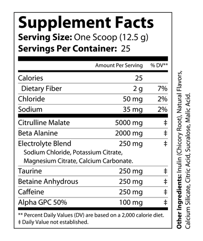 Pump Non-Stim Pre - Workout (Georgia Peach Rings)
