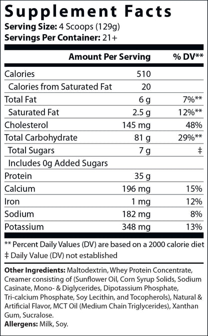 6lb Bulk Up! Chocolate Mass Gainer